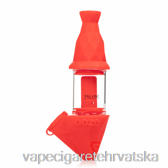 Vape Cigarete Ooze Bectar Silikonski Bubbler Grimizni (crveni)